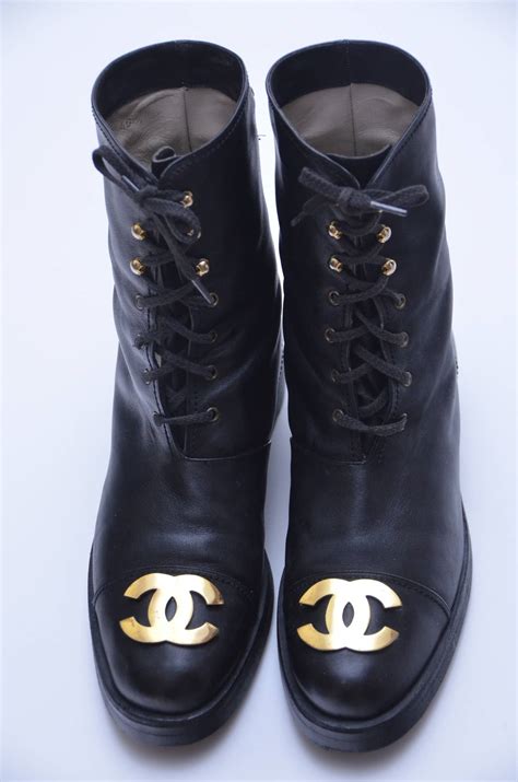 chanel boots 9 vintage.